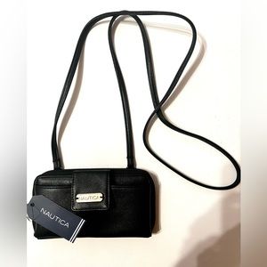 Nautica Wallet on a String, Black, NWT